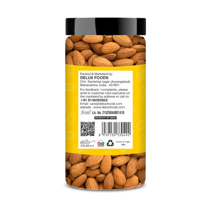 Delux Foods Dry Fruits Combo Pack 300 g I Almond 150g | Cashews 150g | Mixed Dry Fruits | Healthy Snacks (2 x 150 gm)