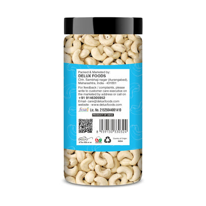 Delux Foods Dry Fruits Combo Pack 300 g I Almond 150g | Cashews 150g | Mixed Dry Fruits | Healthy Snacks (2 x 150 gm)